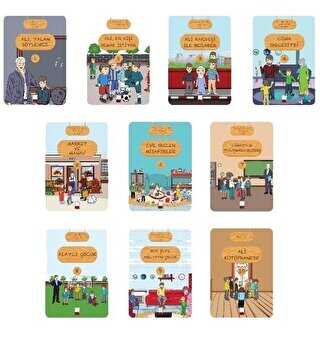 Çocuklar İçin Hikayeler 1. Set 10 Kitap Takım - Yarım Elma