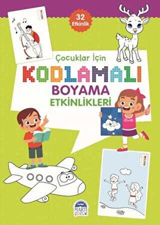 Çocuklar için Kodlama Etkinlikleri - Yeşil 2 - 32 Etkinlik - Martı Çocuk Yayınları
