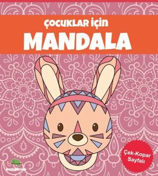 Çocuklar İçin Mandala-Pembe - 1