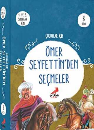 Çocuklar İçin Ömer Seyfettin`den Seçmeler 8 Kitap Takım - Erdem Çocuk