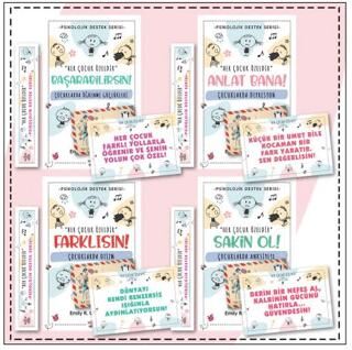 Çocuklar İçin Psikoloik Destek Serisi 4 Kitap Set 2 - 1