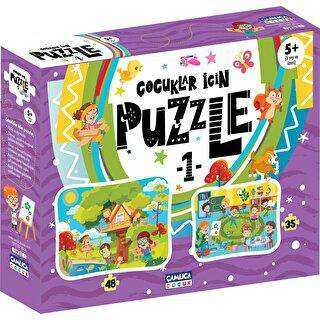 Çocuklar İçin Puzzle - 1 Kutulu