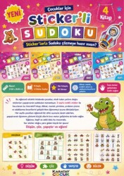 Çocuklar İçin Sticker’li Sudoku - 4 Kitap - Karatay Çocuk