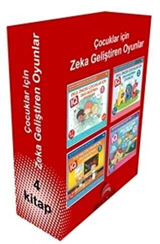 Çocuklar için Zeka Geliştiren Oyunlar 4 Kitap Takım