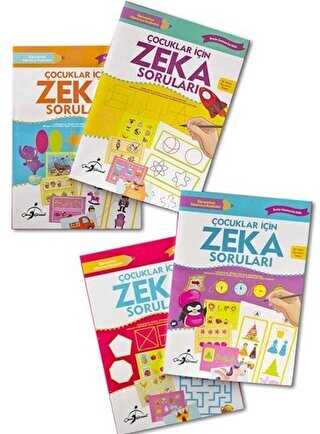 Çocuklar İçin Zeka Soruları 4 Kitap Takım - Çocuk Gezegeni