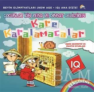 Çocuklar İçin Zeka ve Dikkat Geliştiren Kare Karalamacalar - Ekinoks Yayın Grubu