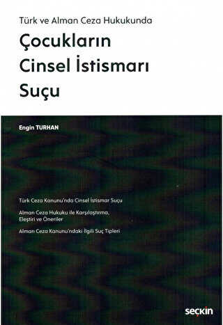 Çocukların Cinsel İstismarı Suçu - Seçkin Yayıncılık