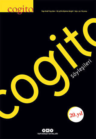 Cogito Sayı: 79 Cogito Söyleşileri