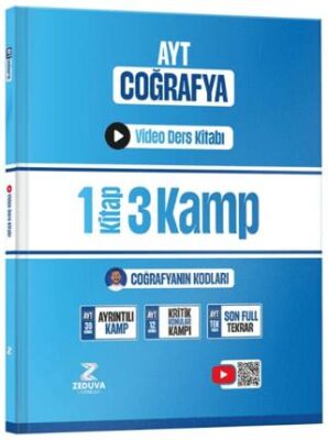 Coğrafyanın Kodları AYT Coğrafya 1 Kitap 3 Kamp Video Ders Kitabı - 1