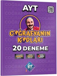 Coğrafyanın Kodları AYT Coğrafya Çözümlü 20 Deneme - KR Akademi Yayınları