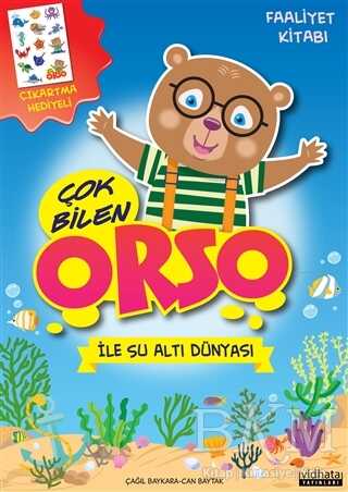 Çok Bilen Orso İle Su Altı Dünyası - Faaliyet Kitabı - Vidhata Yayınları