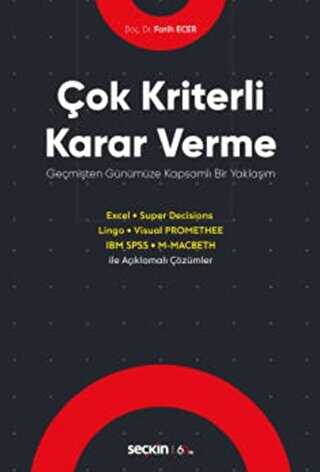 Çok Kriterli Karar Verme - Seçkin Yayıncılık