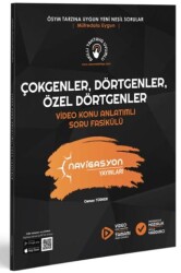 Çokgenler, Dörtgenler ve Özel Dörtgenler Video Konu Anlatımlı Soru Fasikülü - Navigasyon Yayınları