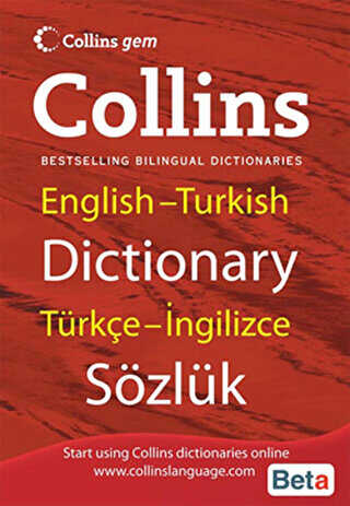 Collins English-Turkish Dictionary - Türkçe-İngilizce Sözlük