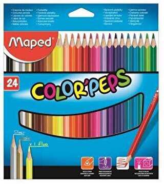 Maped Color Peps Kuru Boya 24`Lü Kutu