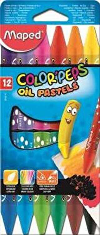 Maped Color Peps Yağlı Pastel 12Li
