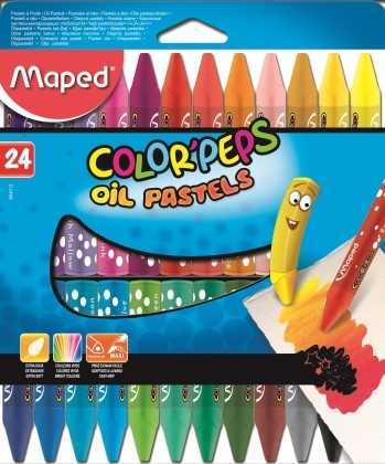 Maped Color Peps Yağlı Pastel 24Lü                      