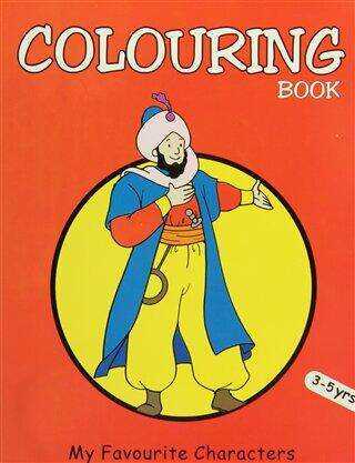 Colouring Book : My Favourite Characters Red