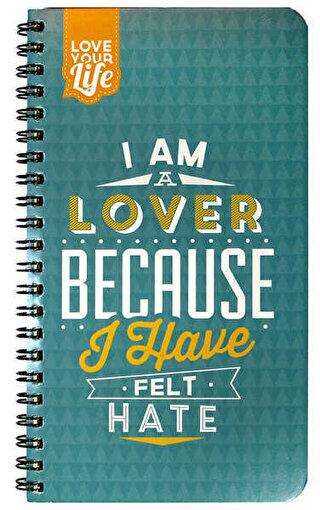 Conteiner Book Love Your Life - Lover Çizgili - Deffter