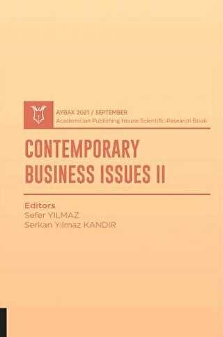 Contemporary Business Issues II AYBAK 2021 Eylül