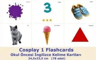 Cosplay 1 Flashcards - Okul Öncesi İngilizce Kelime Kartları 78 adet - 2