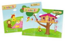 Cosplay 1 Posters - Okul Öncesi İngilizce Posterler 8 Adet - Nüans Publishing