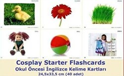Cosplay Starter Flashcards - Okul Öncesi İngilizce Kelime Kartları 40 Adet - Nüans Publishing