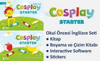 Cosplay Starter Okul Öncesi İngilizce Eğitim Seti Kitap + Boyama ve Çizim Kitabı + Stickers + Interactive Software