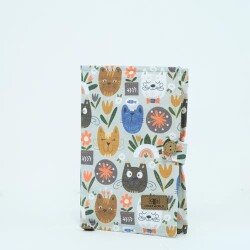 Coverworld Neşeli Kediler Düğmeli Büyük 24x34 - CoverWorld