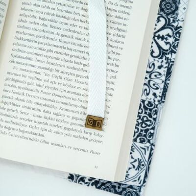 Coverworld Siyah Çini Desen Düz Büyük 24x34 - 2