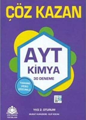 Çöz Kazan Yayınları Çöz Kazan AYT Kimya 30 Deneme - 1