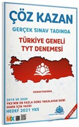 Çöz Kazan Yayınları Türkiye Geneli TYT Deneme Sınavı - Çöz Kazan Yayınları