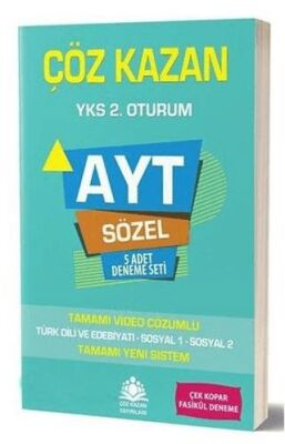 Çöz Kazan Yayınları YKS AYT Sözel 5 Adet Deneme Seti - 1