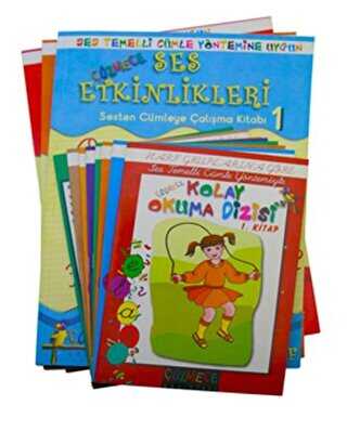 Çözmece Kolay Okuma Yazma Seti 1. Sınıflar İçin 11 Kitap Takım - Mercan Okul Yayınları
