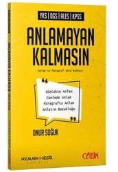 Çözüm Yayınları 2018 YKS DGS ALES KPSS Anlamayan Kalmasın - Çözüm Yayınları
