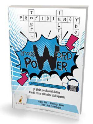 Pelikan Tıp Teknik Yayıncılık Crossword Power 50 Günde 500 Akademik Kelime Audio Recordings for Revision and Pronunciation - 1