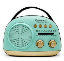 Crownwell Taşınabilir Bluetooth Retro Radyo Arizona Serisi - Blue - Crownwell