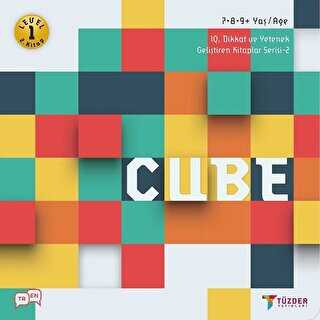 Cube - IQ Dikkat ve Yetenek Geliştiren Kitaplar Serisi 2 Level 1 7-8-9 Yaş