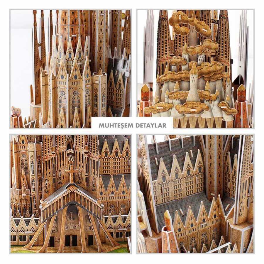 Cubic Fun Puzzle 3 Boyutlu National Geographic Sagrada Familia 184 Parça
