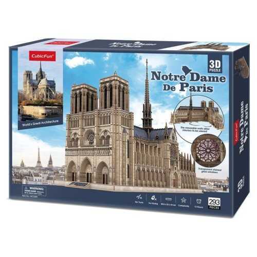Cubic Fun Puzzle 3 Boyutlu Notre Dame de Paris Fransa 293 Parça