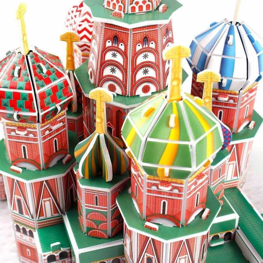 Cubic Fun Puzzle 3 Boyutlu St. Basilss Cathedral Rusya 92 Parça