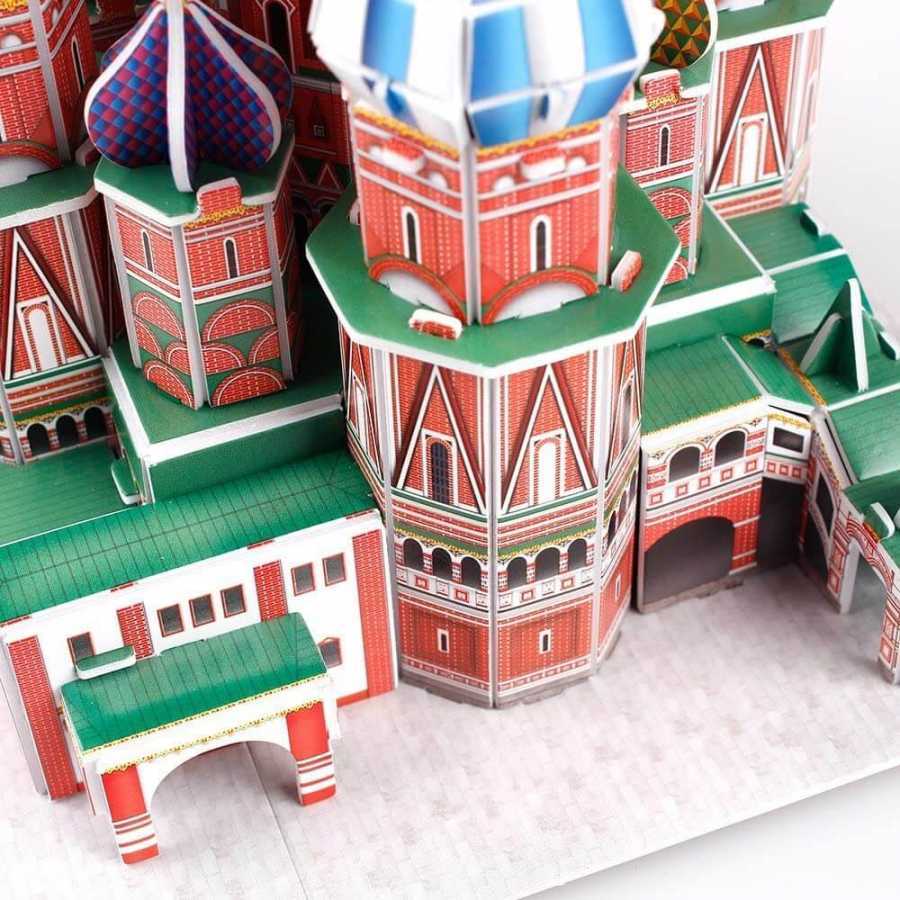 Cubic Fun Puzzle 3 Boyutlu St. Basilss Cathedral Rusya 92 Parça
