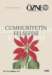 Özne: 38. Kitap - Cumhuriyetin Felsefesi - Çizgi Kitabevi Yayınları