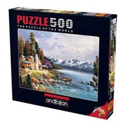 Anatolian Puzzle 500 Parça Dağ Evi - Anatolian