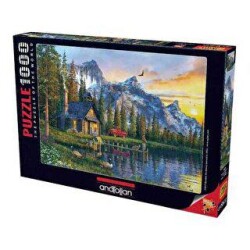 Anatolian Puzzle 1000 Parça Dağevinde Günbatımı - Anatolian