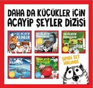 Daha da Küçükler İçin Acayip Şeyler Dizisi Seti - 5 Kitap Takım - Uğurböceği Yayınları