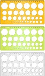 Hatas Daire Şablonu 1-35 Mm Ekonomik - Hatas