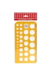 Hatas Daire Şablonu 1-35 Mm Ekonomik - 2