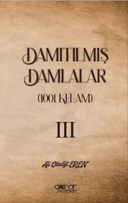 Damıtılmış Damlalar 1001 Kelam III - 1