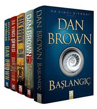 Dan Brown Seti - Robert Langdon Serisi 5 Kitap Takım - Altın Kitaplar